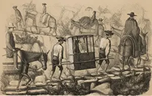 Trekking Prints: Pilgrim in Sedan Chair