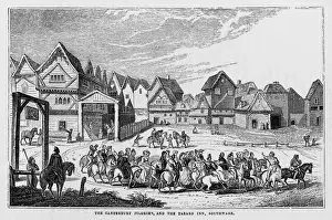 Pilgrims Prints: Pilgrims Leave / Chaucer