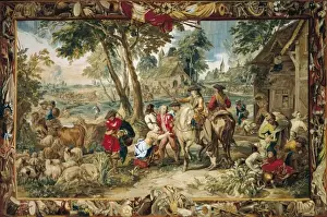 Pillage. 17th c. GERMANY. Munich. New Schleissheim