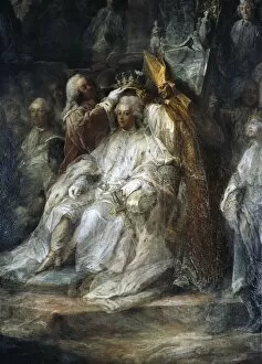 Absolutists Gallery: PILO, Carl Gustav (1711-1793). The Coronation of