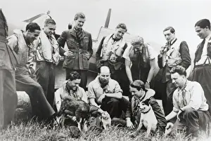 Flyer Prints: Pilot of 609 Squadron, Including WW2 Fighter Air Ace Pau?