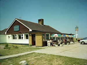 Marsh Prints: The Pilot Inn, Dungeness, Romney Marsh