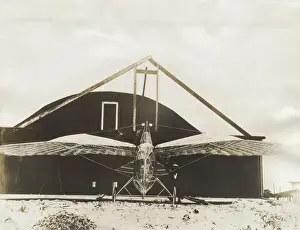 Airports Prints: Pilot & Inventor George R. White of Long Island Ny Durin?