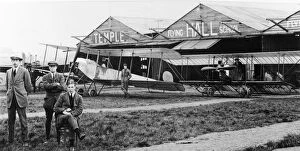 Hangar Gallery: Pilot at the J.L. Hall School of Flying at Hendon Avro T?