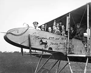 Pilot Louis Noel in the Grahame-White Type 10 Charabanc