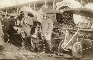 Burma Collection: Pilots Etienne Poulet and Jean Benoist Coudron G