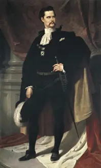 PILOTY, Ferdinand (1828-1895). Portrait of Louis