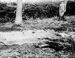 The Piltdown man excavation site