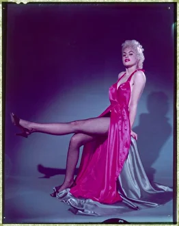 Pin-Up in Red Satin