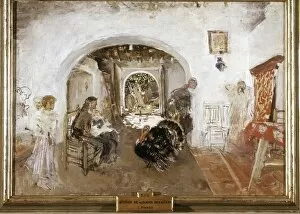 Ignacio Collection: PINAZO CAMARLENCH, Ignacio (1849-1916). Interior