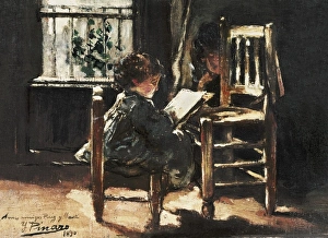 Ignacio Collection: PINAZO CAMARLENCH, Ignacio (1849-1916). My Son