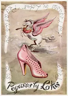 Shoe Prints: Pink Court Shoes 1948