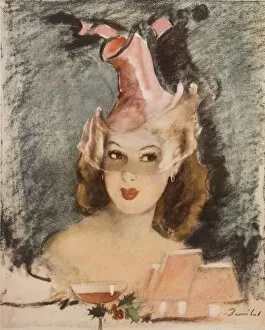 Champagne Collection: The Pink Hat by William Barribal