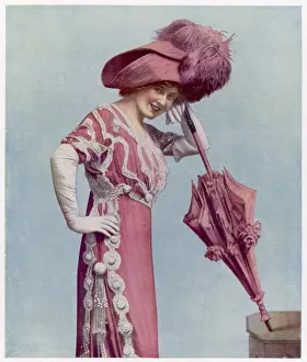 Directoire Prints: Pink Lady 1912