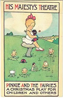 Toadstool Prints: Pinkie and the Fairies by W Graham Robertson