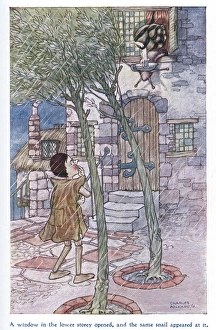 Blowing Gallery: Pinocchio -- snail at a window