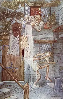 Poured Prints: Pinocchio Watered