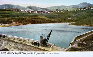 Canaria Prints: Pinto Dam, Arrucas, Gran Canaria, Canary Islands