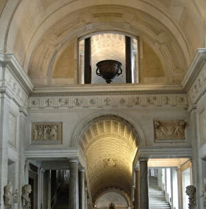 Pius Gallery: Pio-Clementino Museum. Inside view. Vatican Museums. Vatican