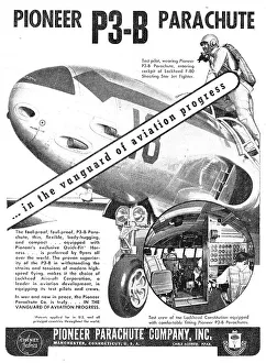Pioneer P3-B Parachute 1948 Advert