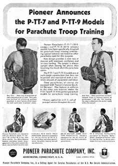 Pioneer Parachutes P-TT-7 P-TT-9 1947