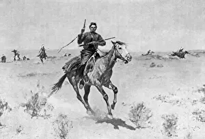 Cowboys Prints: Pioneer in Trouble / 1895
