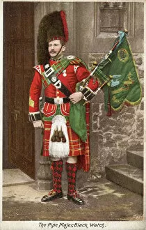 Images Dated 29th November 2011: The Pipe Major - Black Watch