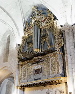 Garcia Prints: Pipe organ. Built by Manuel de la Vina and Bernabe Garcia Se