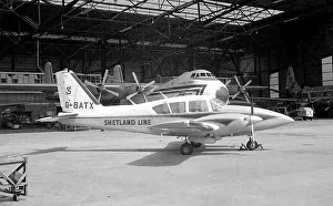 Accompanying Prints: Piper PA-23 Aztec E G-BATX