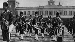 Images Dated 28th July 2011: Pipers of the 5th Infantry Battalion of the Egyptian army