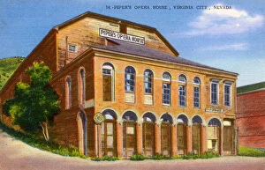 Nevada Collection: Pipers Opera House, Virginia City, Nevada, USA