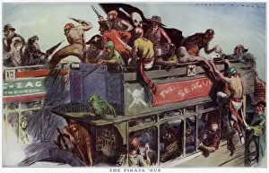 Webster Prints: The pirate bus by Webster Murray