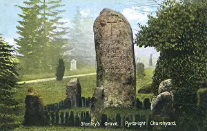 Marker Prints: Pirbright Churchyard - the Grave of Henry Morton Stanley