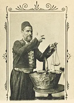 Counting Prints: Pistachio nut seller - Izmir, Turkey