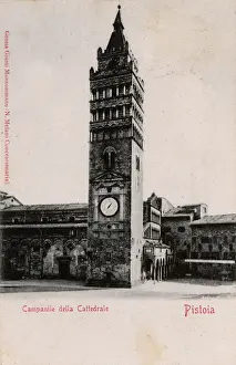 Cathedrale Prints: Pistoia, Tuscany, Italy - Campanile della Cathedrale