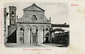 Facade Prints: Pistoia, Tuscany, Italy, Chiesa di San Bartolomeo in Pantano