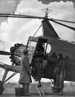 Brochure Prints: Pitcairn PA-19 four-seat cabin autogiro