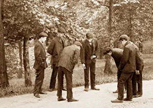 Pitch and Toss gambling game, Victorian period