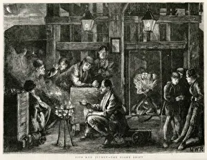 Pits Prints: Pits and pitmen - night-shift 1871