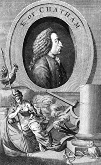 Cockerel Prints: Pitt the Elder / Anon