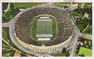 Large Gallery: Pitt Stadium, University of Pittsburgh, Pennsylvania, USA