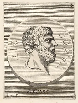 Etienne Picart Prints: Pittacus of Mytiline, one of the Seven Sages of Greece, c. 640-5