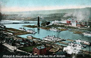 Paddlesteamers Prints: Pittsburgh, Pennsylvania, USA