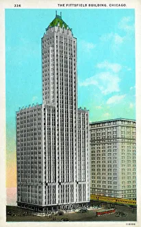 Skyscrapers Prints: The Pittsfield Building, Chicago, Illinois, USA