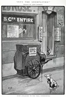 Images Dated 27th November 2020: Pity the Unemployed by John Hassall