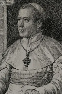 Ecumenical Prints: Pius IX (1792-1878). Italian pope (1846-1878)