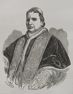 Francia Prints: Pius IX (1792-1878). Italian pope (1846-1878)
