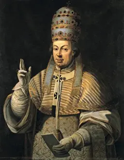 1717 Prints: Pius VI, Pope (1717-1799). 18th c. Anonymous author