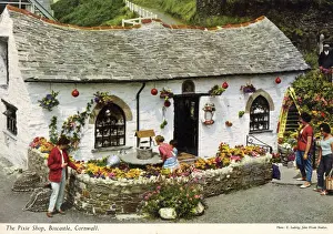 Attraction Prints: The Pixie Shop, Boscastle, Cornwall