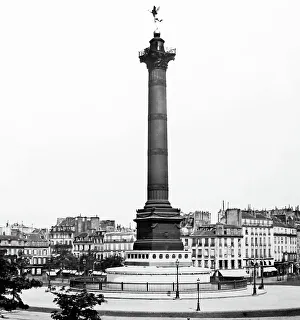 Bastille Prints: Place de Bastille, Paris, France, Victorian period